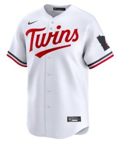 Alternative view of Minnesota Twins Nike Youth Home Limited Jersey - White