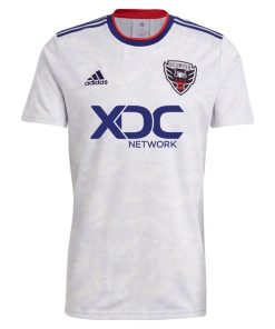 Alternative view of Edison Flores D.C. United adidas 2022 The Marble Replica Player Jersey - White