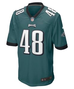 Alternative view of Patrick Johnson Philadelphia Eagles Nike Game Player Jersey - Midnight Green