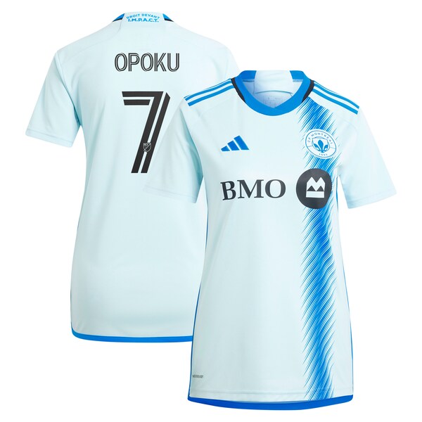 Kwadwo Opoku CF Montreal adidas Women's 2024 La Main Replica Player Jersey?ยจC Light Blue