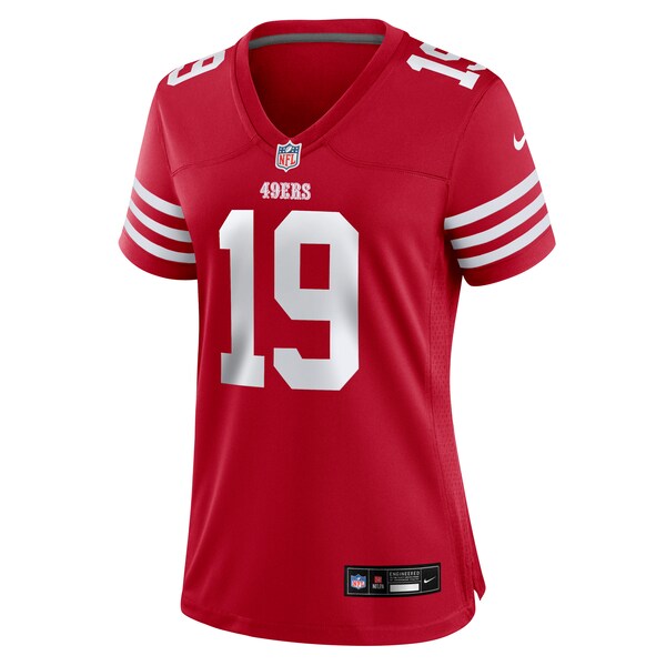 Jacob Cowing San Francisco 49ers Nike Women's Game Jersey - Scarlet - Image 3