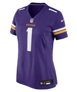 Alternative view of Jalen Nailor Minnesota Vikings Nike Women's Team Game Jersey -  Purple