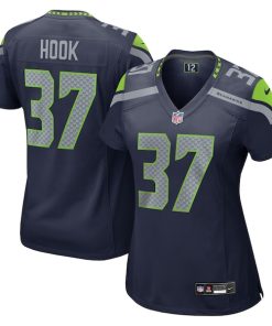 Maxen Hook Seattle Seahawks Nike Women's Team Game Jersey -  College Navy