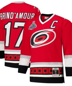 Alternative view of Rod Brind'Amour Carolina Hurricanes 2005-06 Power Play Jersey - Red