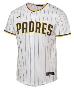 Alternative view of Jackson Merrill San Diego Padres Nike Youth Home Replica Jersey - White