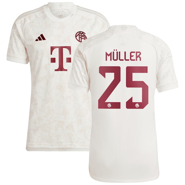 Thomas M¨¹ller Bayern Munich adidas 2023/24 Third Replica Jersey - White