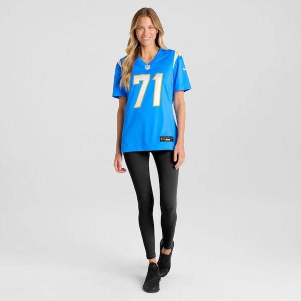 Branson Taylor Los Angeles Chargers Nike Women's Team Game Jersey - Powder Blue - Image 4