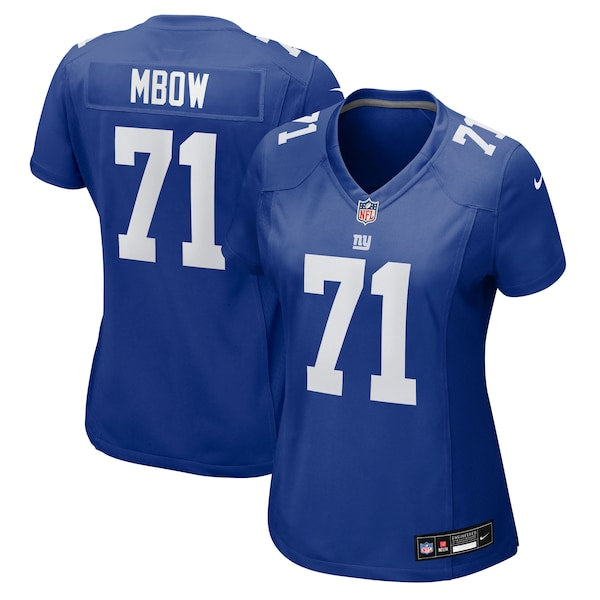 Marcus Mbow New York Giants Nike Women's Team Game Jersey - Royal