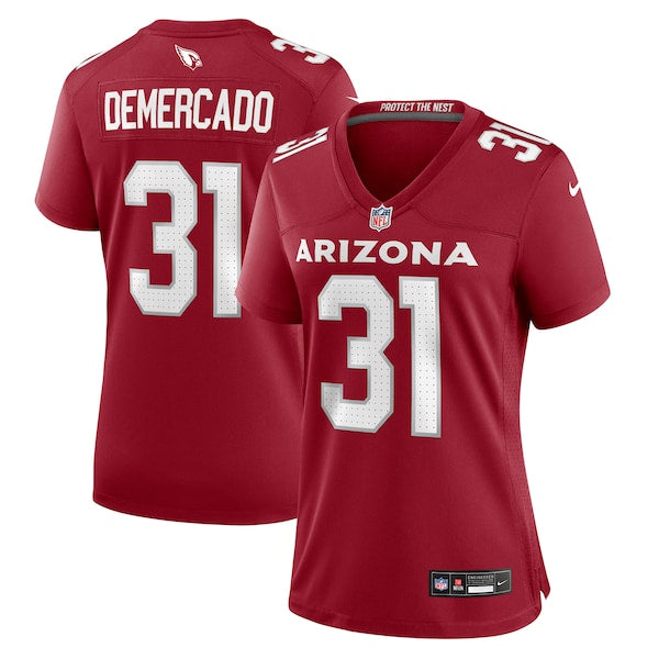 Emari Demercado Arizona Cardinals Nike Women's Game Jersey - Cardinal - Image 2