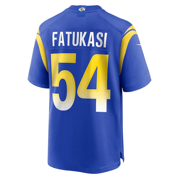 Olakunle Fatukasi Los Angeles Rams Nike Game Jersey - Royal - Image 3