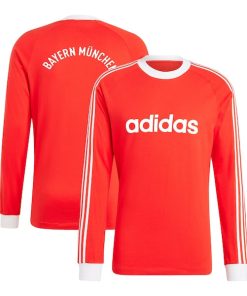 Bayern Munich adidas Originals Energy Drop '70s Long Sleeve Jersey - Red