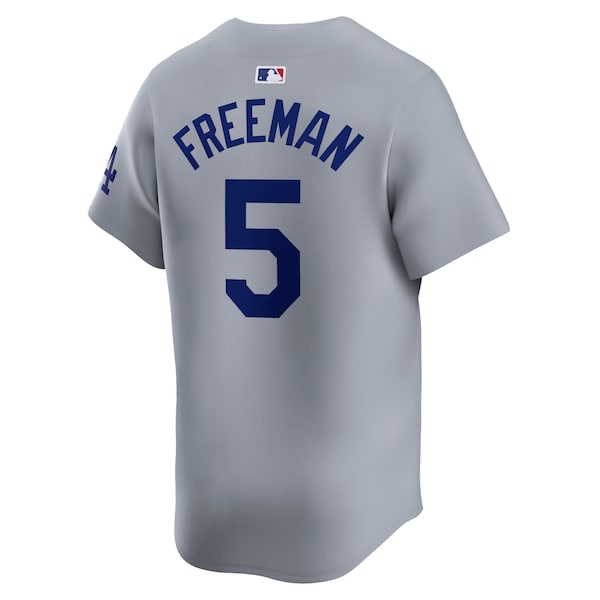 Freddie Freeman Los Angeles Dodgers Nike Away Limited Player Jersey - Gray/White - Image 4