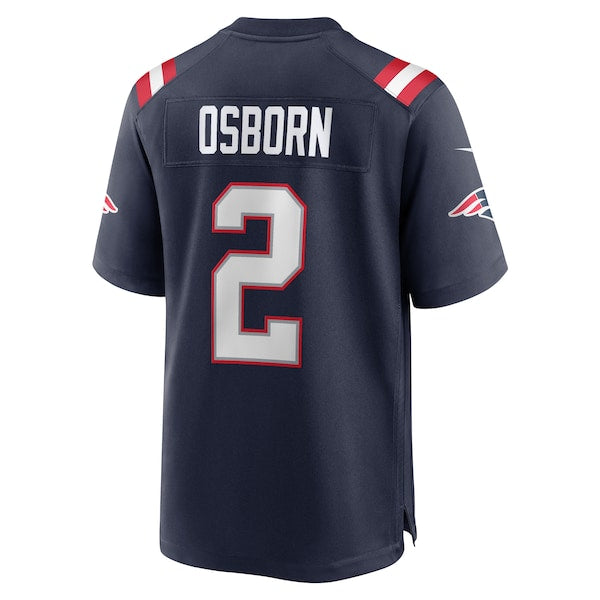 K.J. Osborn New England Patriots Nike Game Jersey - Navy - Image 4