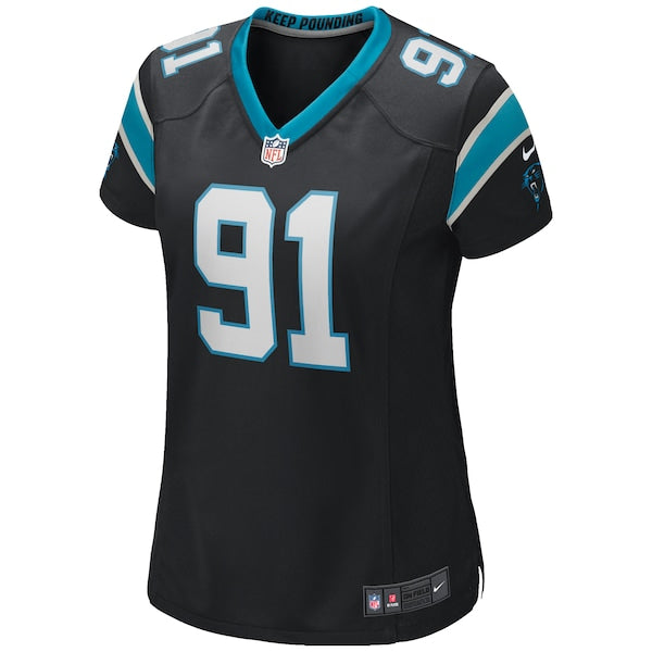 Kevin Greene Carolina Panthers Nike Women's Game Retired Player Jersey - Black - Image 2