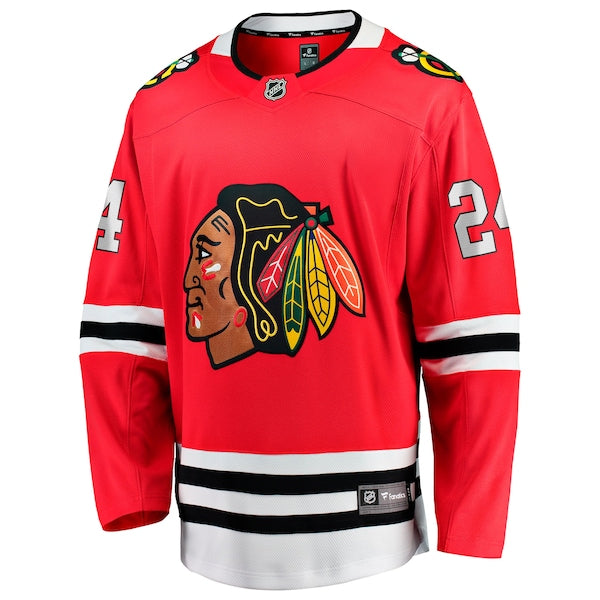 Sam Lafferty Chicago Blackhawks Home Breakaway Jersey - Red - Image 2
