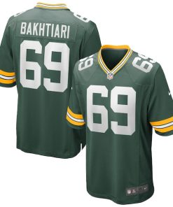 David Bakhtiari Green Bay Packers Nike Game Jersey - Green