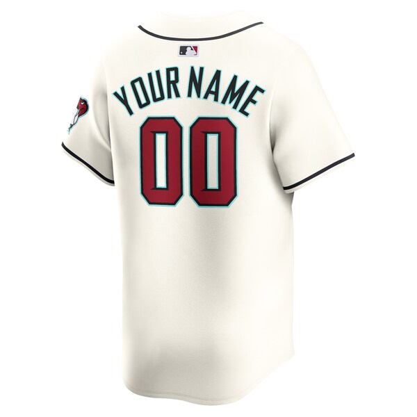 Arizona Diamondbacks Nike Home Limited Custom Jersey - White - Image 3