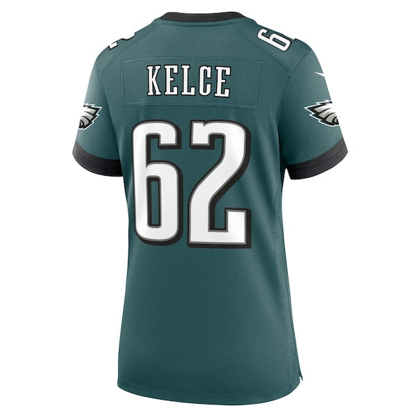 Jason Kelce Philadelphia Eagles Nike Women's Team Game Jersey - Midnight Green/Black - Image 4