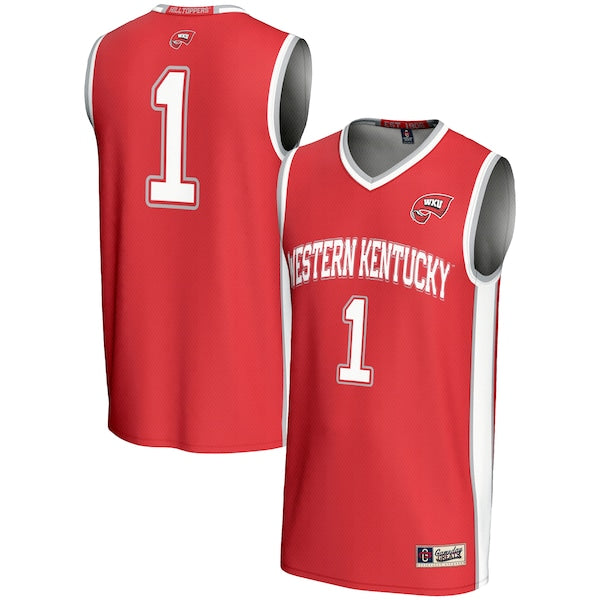 #1 Western Kentucky Hilltoppers GameDay Greats Lightweight Basketball Jersey - Red/White/Black