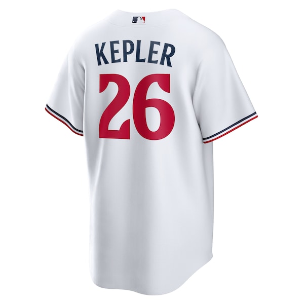 Max Kepler Minnesota Twins Nike Home Replica Player Logo Jersey - White - Image 3