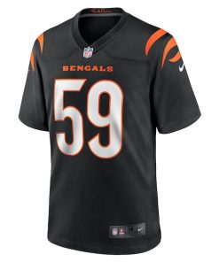 Alternative view of Akeem Davis-Gaither Cincinnati Bengals Nike Game Player Jersey - Black