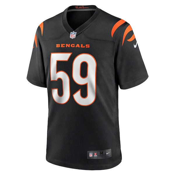 Akeem Davis-Gaither Cincinnati Bengals Nike Game Player Jersey - Black - Image 2