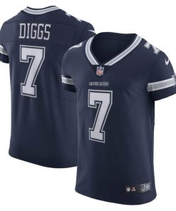 Alternative view of Trevon Diggs Dallas Cowboys Nike Vapor Elite Jersey - Navy/White
