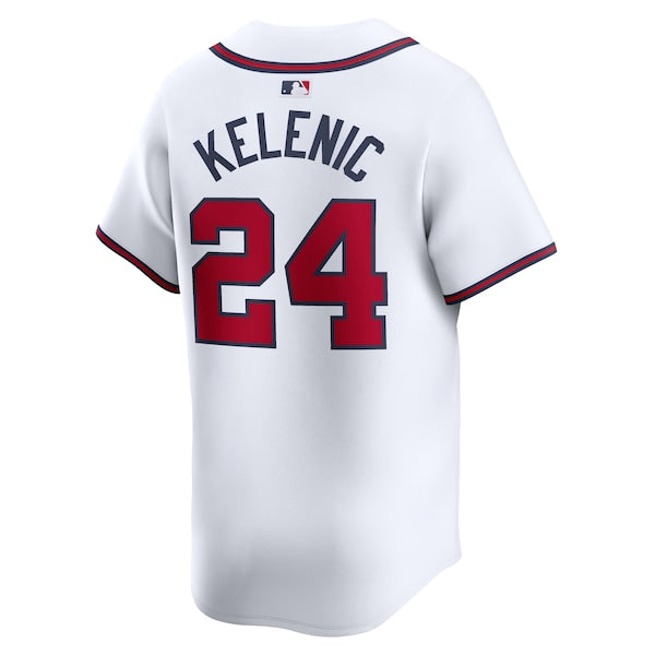 Jarred Kelenic Atlanta Braves Nike Home Limited Player Jersey?ยจC White - Image 3