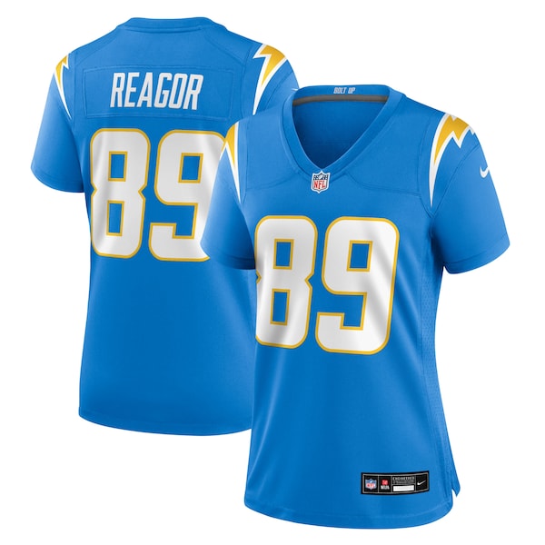 Jalen Reagor Los Angeles Chargers Nike Women's Team Game Jersey - Powder Blue - Image 2