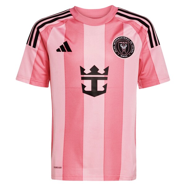 Benjamin Cremaschi Inter Miami CF adidas Youth 2025 Euforia Replica Player Jersey - Light Pink - Image 2