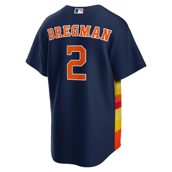 Alex Bregman Houston Astros Nike Alternate Replica Player Name Jersey - Navy - Image 3