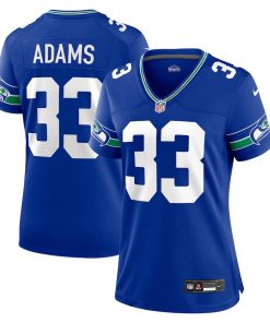 Jamal Adams Seattle Seahawks Nike Women's Throwback Player Game Jersey - Royal