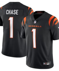 Ja'Marr Chase Cincinnati Bengals Nike  Vapor Untouchable Limited Jersey - Black