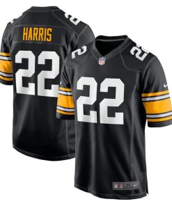 Najee Harris Pittsburgh Steelers Nike Home Player Game Jersey - Black