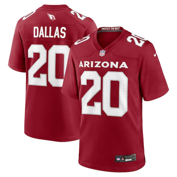 DeeJay Dallas Arizona Cardinals Nike Team Game Jersey - Cardinal - Image 4