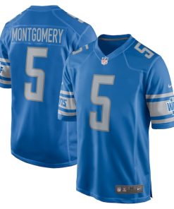 David Montgomery Detroit Lions Nike Game Player Jersey - Blue