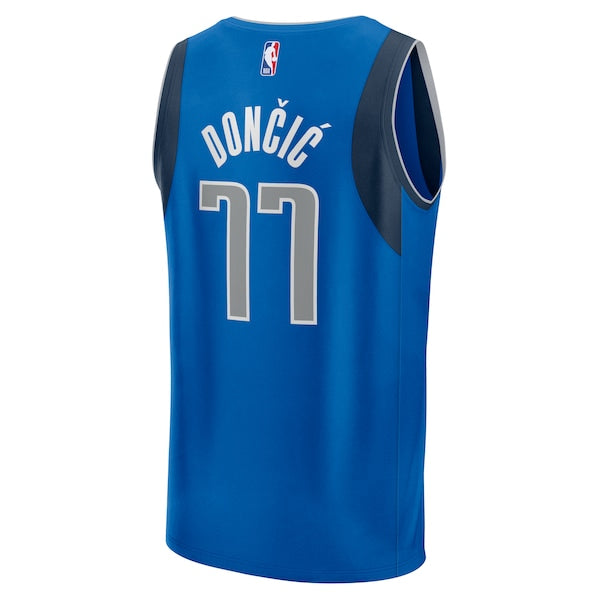 Luka Don?i? Dallas Mavericks Youth Fast Break Replica Player Jersey - Icon Edition - Blue - Image 3