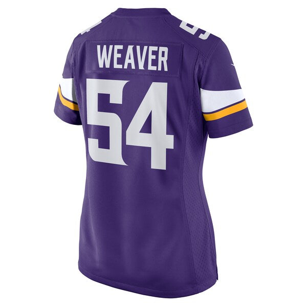Curtis Weaver Minnesota Vikings Nike Women's Home Game Jersey - Purple - Image 3