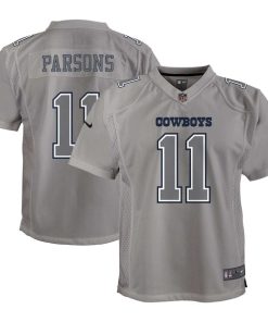 Micah Parsons Dallas Cowboys Nike Youth Atmosphere Game Jersey - Gray
