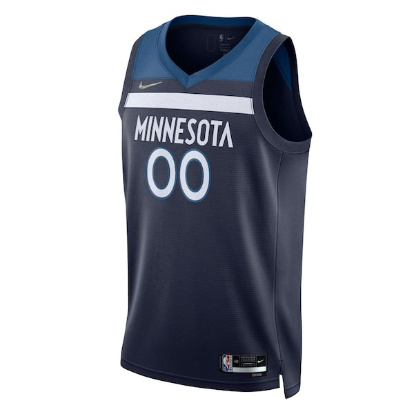 Minnesota Timberwolves Nike 2021/22 Diamond Swingman Custom Jersey - Icon Edition - Navy - Image 2