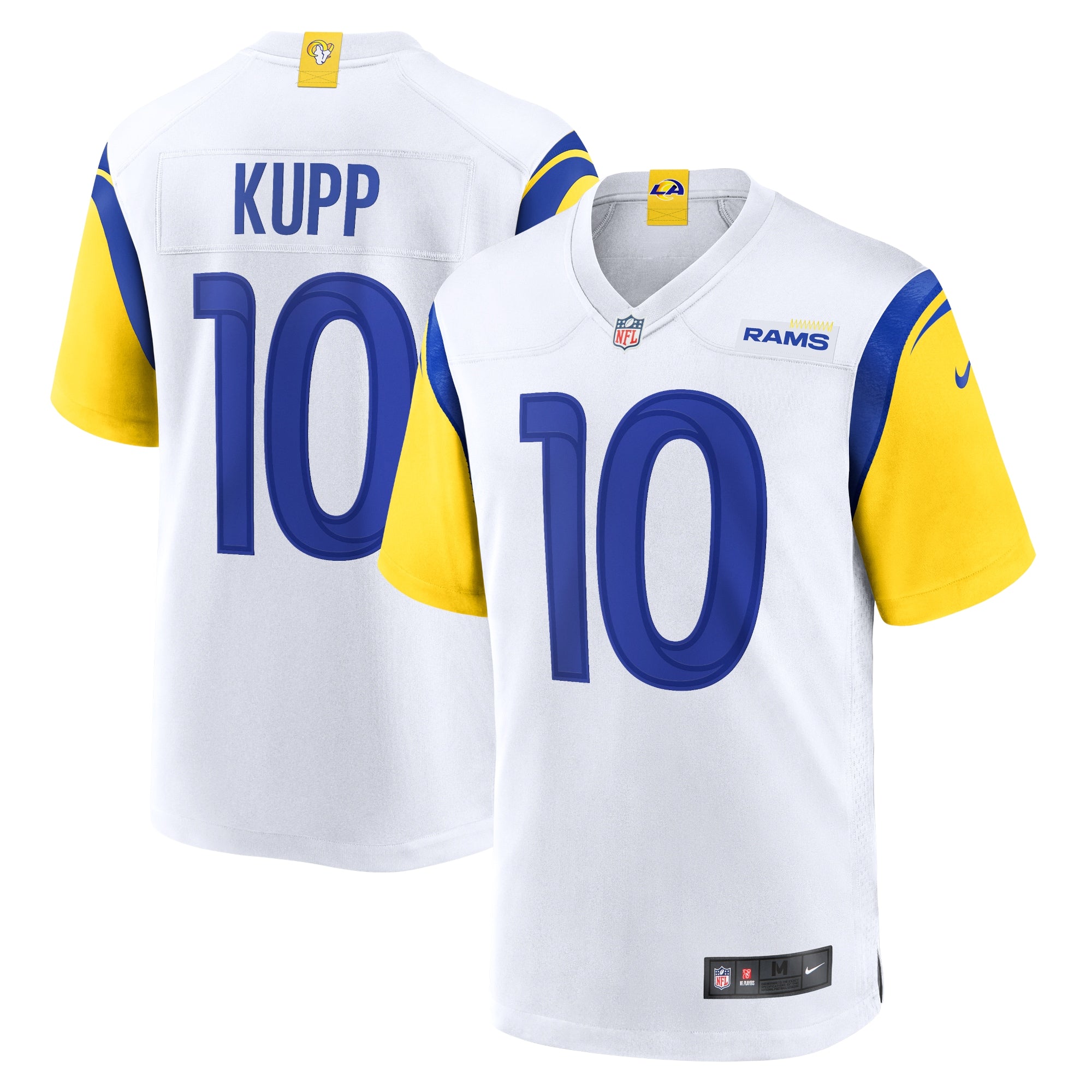 Cooper Kupp Los Angeles Rams Nike Game Jersey - Bone/Royal/White - Image 9