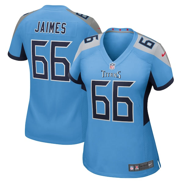 Brenden Jaimes Tennessee Titans Nike Women's Team Game Jersey - Light Blue