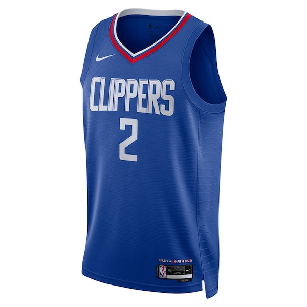 Kawhi Leonard LA Clippers Nike Unisex Swingman Jersey - Icon Edition - Royal/White - Image 3