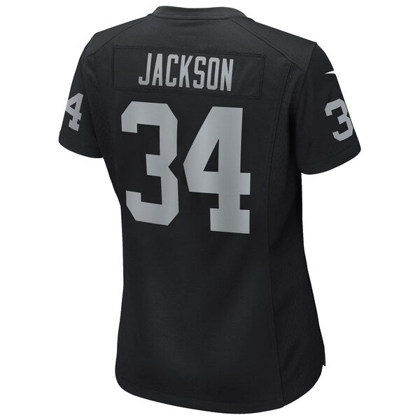 Bo Jackson Las Vegas Raiders Nike Women's Game Retired Player Jersey - Black - Image 3