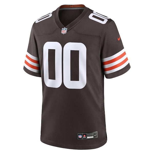 Shedeur Sanders Cleveland Browns Nike 2025 NFL Draft Game Jersey - Brown/White - Image 3