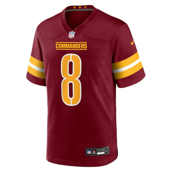 Marcus Mariota Washington Commanders Nike Team Game Jersey - Burgundy - Image 2