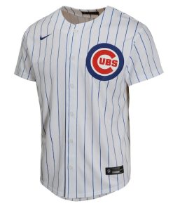 Alternative view of Chicago Cubs Nike Youth Home Game Jersey - White