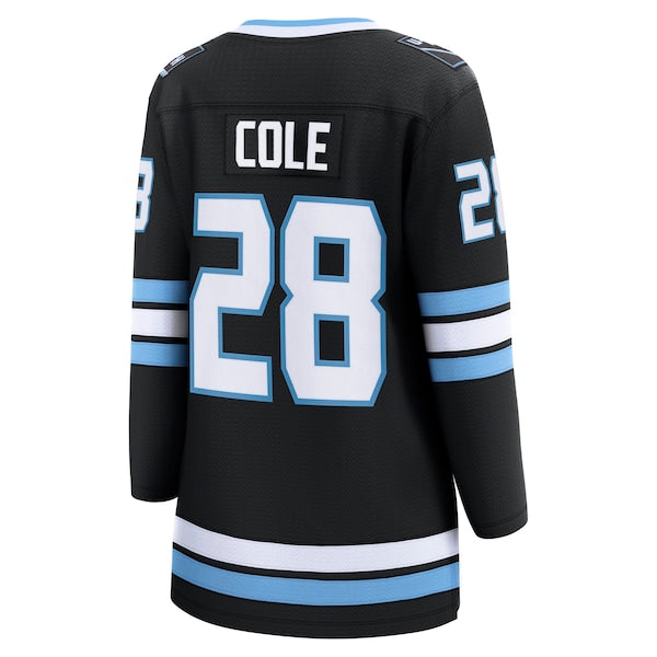Ian Cole Utah Mammoth Women's Home Breakaway Player Jersey - Black - Image 4
