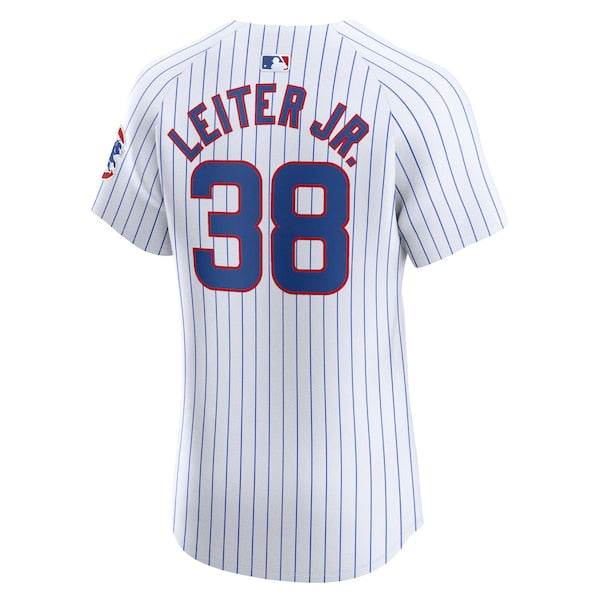 Mark Leiter Jr. Chicago Cubs Nike Home Elite Player Jersey - White - Image 2