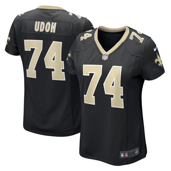 Olisaemeka Udoh New Orleans Saints Nike Women's Game Jersey - Black - Image 2